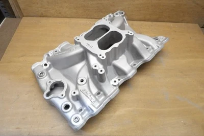 Edelbrock Olds 7111 Performer RPM Aluminum Intake Manifold Oldsmobile 350 403 👀 Foto 1 de 4