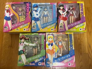 Figuarts Sailor Moon Animation Color Edition set 5 Figures Bandai Anime - Picture 1 of 14