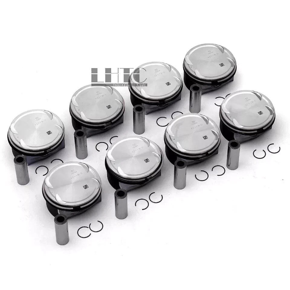 Juego de 8 pistones y anillos para Mercedes-Benz C63 E63 SL63 AMG W204 W211 M156 6,3 V8 Foto 1 de 4