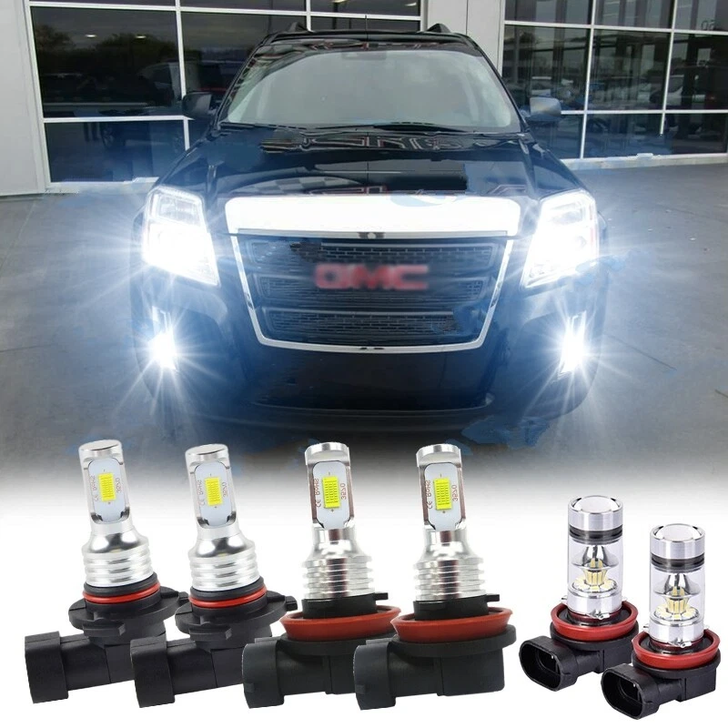 For GMC Terrain 2010-2015 - 6x Combo LED Headlight Hi/Lo Beam + Fog Light Bulbs - Image 1 of 4