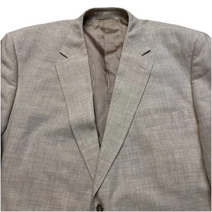 Chaqueta Blazer Abrigo Deportivo Haspel Caqui Para Hombre Lino Mezcla Algodón 52R - Imagen 1 de 15