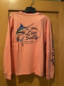🐠🐠Salt Life Women’s Long Sleeve Live Salty Shirt NWT Size M - Picture 1 of 3