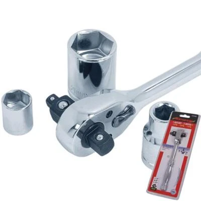 Neilsen 3 Drive Socket Reversible Ratchet Handle Quick Release 1/4" 3/8" 1/2" - Image 1 of 3