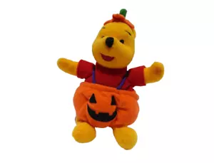 DISNEY WINNIE DER POOH PLÜSCHPUUH IN JACK--O-LANTERN KOSTÜM HALLOWEEN 6 Zoll - Bild 1 von 4