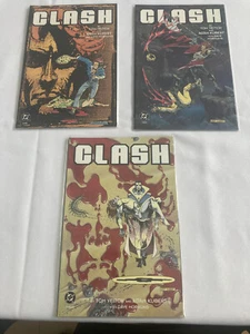 CLASH #1 - #3, FULL RUN, 1991, NM, DC - Picture 1 of 1