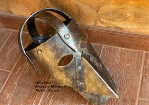 Mask medieval cosplay ancient viking castle knight battle birthday - Picture 1 of 11