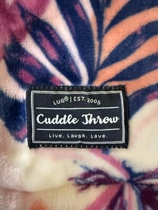 LUG Cuddle Throw Blanket 100% Polyester 79”L x 60”W Super Plush - Picture 1 of 4