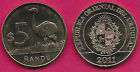 Uruguay 5 Pesos 2011 Unc Rhea (Nandu),Arms In Circle,Date Below,Coat Of Arms Of