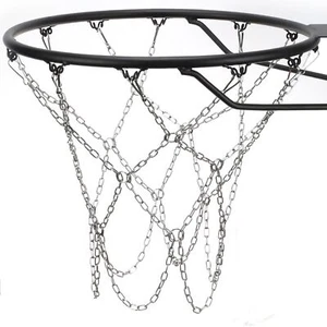 Heavy Duty Stainless Steel Basketball Chain Net for Indoor Outdoor Use - Picture 1 of 6