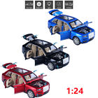 1/24 Replica Pull Back Car Model Doors Lid Openable Toy Vehicle w/ Sound&Light