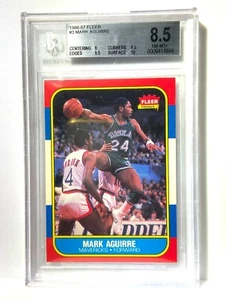 Fleer Mark Aguirre #3 1986-87 - BGS 8,5 - Imagen 1 de 2
