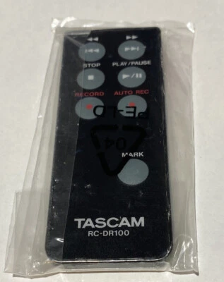 Tascam RC-DR100 Remote Control for Digital Recorder New - Image 1 of 3