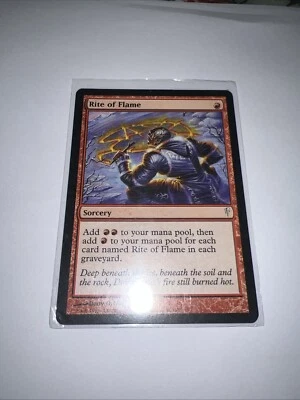 Magic The Gathering Rite Of Flame Coldsnap Common Rare #96  - Image 1 of 4