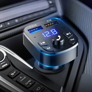 Auto Wireless Bluetooth 5.0 Fm-Transmitter-Adapter 2Usb Pd Aux Freisprech- ︴ - Bild 1 von 11