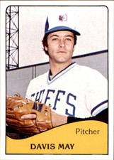 1979 Syracuse Chiefs TCMA #16 Davis May Covington Kentucky KY Baseball Card