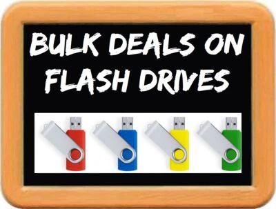 5 10 20 50 100 PACK USB Flash Drive Memory Stick Thumb Disk 8GB 16GB 32GB BULK - image 1 of 4