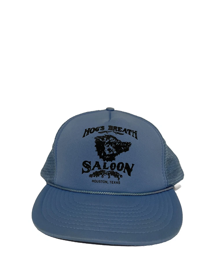 Sombrero de camionero vintage Hog’s Breath Saloon Houston Texas Snapback Foto 1 de 4