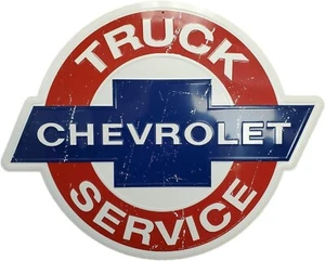Chevy LKW Service Lg 24 Zoll großes rundes Schild von Signs4Fun - Bild 1 von 1