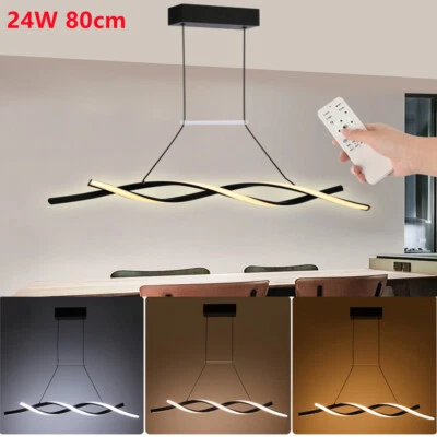 24W LED Pendelleuchte Dimmbar Hängelampe Esstisch Küchenlampe Pendellampe Licht - Bild 1 von 4