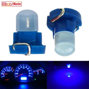 2 X Blue LED COB T3 Neo Wedge Car Dash Instrument Panel Light Lamp Globe 12V DC - Imagen 1 de 7