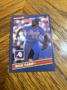 1986 DONRUSS RICK CAMP ATLANTA BRAVES #385 - Picture 1 of 3