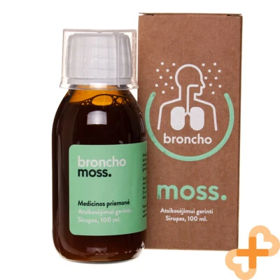 BRONCHOMOSS Syrup To Suppress Cough 100ml Adult Icelandic Lichens Kids Children - Image 1 of 4