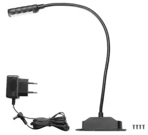 Ultrahelle LED Schwanenhals-Lampe m. Trafo & Sockel Leselampe Leuchte Flexilight - Bild 1 von 9