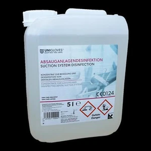 UNIGLOVES Absauganlagendesinfektion - 5 L Kanister - Desinfektion - Bild 1 von 2