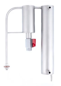 Columna de destilación de acero inoxidable + colono y termómetro, condensador espiral - Imagen 1 de 6