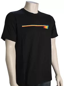 Hurley Everyday H20-Dri Pit Stop Slub T-Shirt - Black - New - Picture 1 of 1