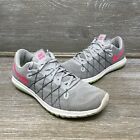 Nike Flex Fury 2 Running Shoes Gray Pink Green 819135-002 Womens Size 7