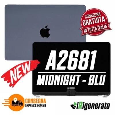 Display M2 Macbook 2022 Air 13.6 - A2681 Schermo Originale APPLE OEM - Blu