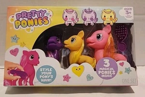 Pretty Ponies Playset 3-pack NEW IN BOX - Picture 1 of 8