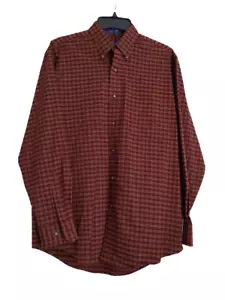 Towncraft Herren Freizeithemd rot kariert Größe S Small Button Down Langarm - Bild 1 von 8