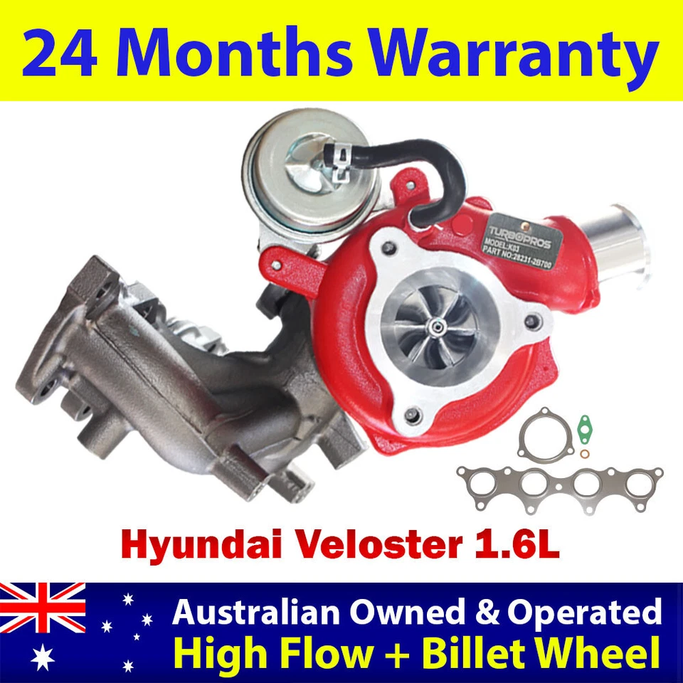 Turbo Cargador Billet de alto flujo Turbo Pros GEN1 para Hyundai Veloster 1,6 L Foto 1 de 4