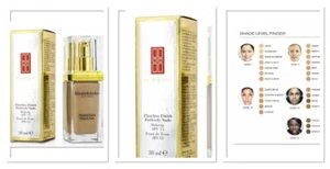 3 Elizabeth Arden Foundation Flawless Perfectly Nude WARM MAHOGANY 22 - 1oz NIB - Picture 1 of 3