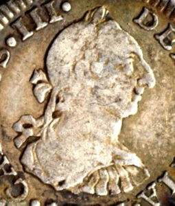 1773-Mo FM Mexico 1/2 Real Silver king Charles III of Spain * Scarce High Grade - Picture 1 of 7