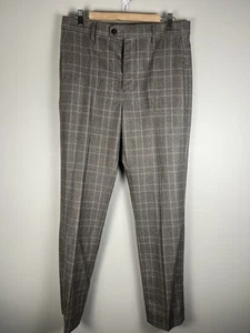 BANANA REPUBLIC Pants 32R Tailored Slim Fit Wool Vitale Barberis Canonico NWT - Picture 1 of 7