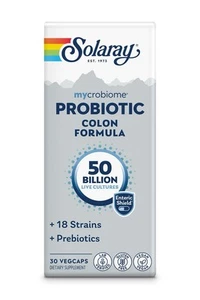 Solaray Mycrobiome probiotic colon formula 50 Billion 30 VegCaps EXP:04/2026 - Picture 1 of 3