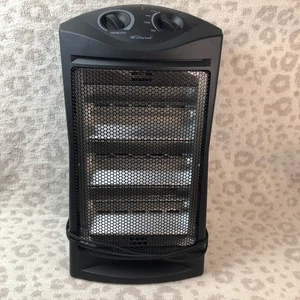 Living Zone 1500W Space Heater Black Portable Heater 3 Speed - Picture 1 of 5