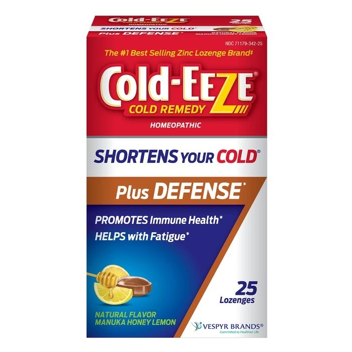 Pastillas de defensa Cold-EEZE Cold Remedy Plus miel de Manuka limón 25ct Foto 1 de 1