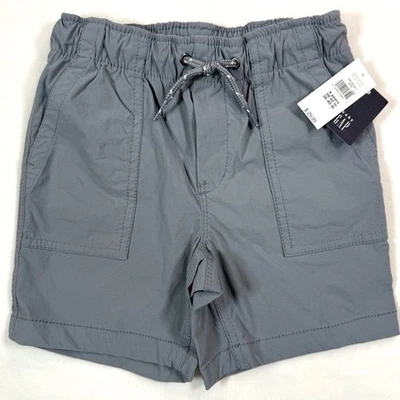 NUEVO CON ETIQUETAS GAP Pantalones Cortos Híbridos Niños Pequeños 4 Secado Rápido Cómodos Elastizados Gris Fresco Clásico Foto 1 de 4