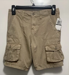 7 Seven For All Mankind Boy’s Khaki (Earth) Cargo Shorts~~Size 10 - Picture 1 of 7