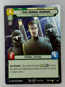 Star Wars Unlimited - Vice Admiral Rampart Hyperspace 349 - Picture 1 of 1