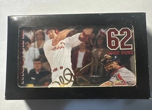 Mark McGwire Authentic Images 24k Gold Signature - 62 Home Runs Card 9/8/1998 SP - Picture 1 of 2
