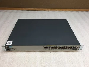 HP 2530-24G J9773A 24-Port Gigabit PoE+ Ethernet Switch with Rack Ears - Picture 1 of 8