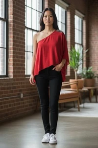 Off Shoulder Top Bluse Zara Sexy Medium Einmal Getragen - Bild 1 von 5