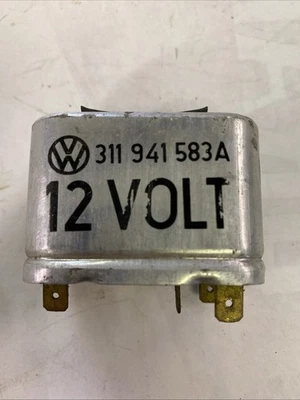 VW Dimmer Relay #311 941 583A 12 Volt Beetle Karmann Ghia Bus Used Untested. - Image 1 of 4