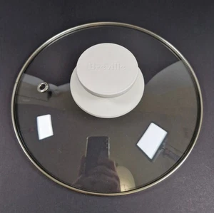 Breville Set & Serve Lid Only Glass White Knob Steam Vent Good Condition - Picture 1 of 4