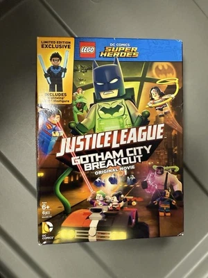 Lego DC comics superheroes justice league Gotham city breakout DVD movie NO MINI - Image 1 of 4
